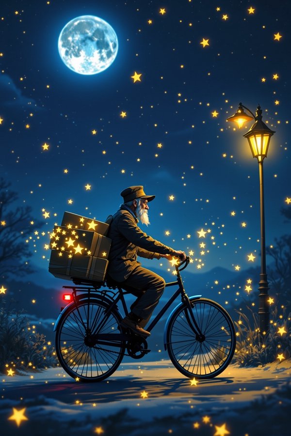 《星夜邮差》海报